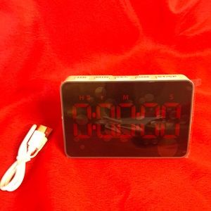 NIB multifunctional LED timer rechargeable classroom timer kitchen timer